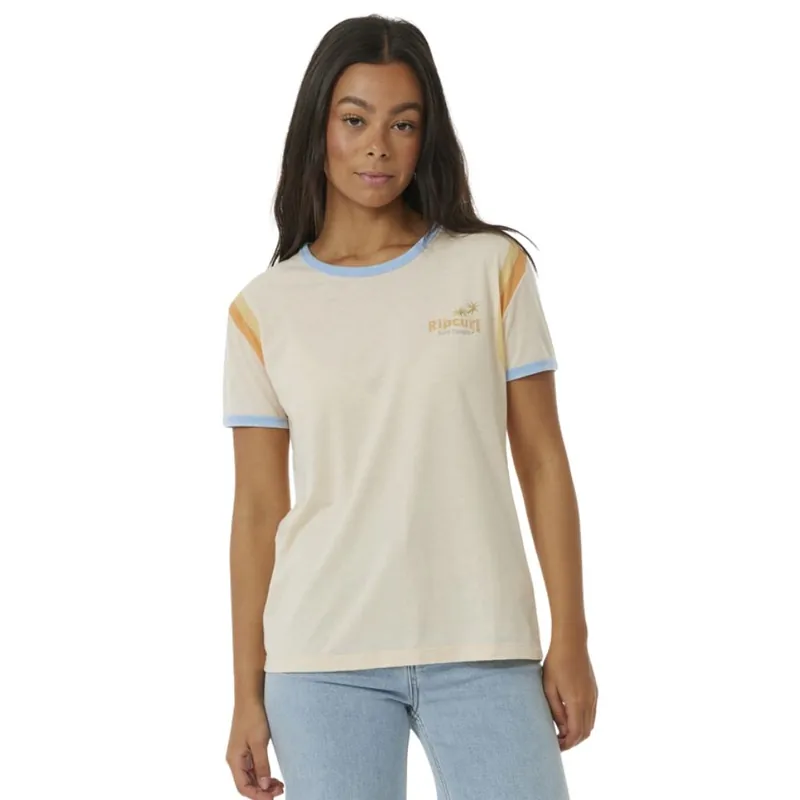 T-SHIRT RIP CURL RINGER SURF REVIVAL Seulement Aujourd'hui