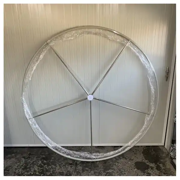 Lewmar M-Maxi 1800 HF GY Yacht Steering Wheel - 1800mm Large Sailboat - 89700371 Nouvelle Collection