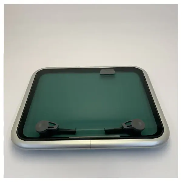 Bon Plan Lewmar 54 MK2 Low Profile Hatch Lid - Green Tint Silver Frame - 361120940