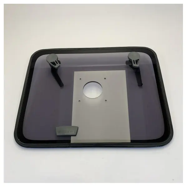 Prix Cassé Lewmar LP 54 MK2 Low Profile Hatch Lid Acrylic Grey with Vent Hole - 361060099