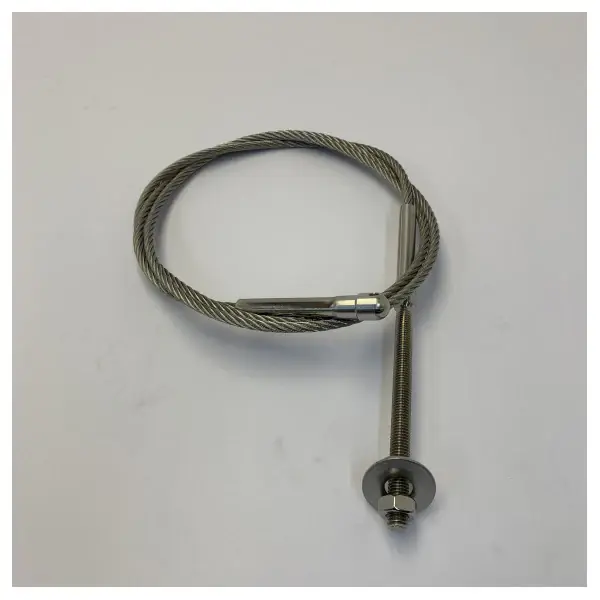 Lewmar 89101178 6mm x 1900mm Marine Cable with Stud 120 and Eye Solde