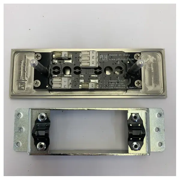 PLH Slim 3R Horizontal Switch Panel - Luxury Yacht Hardware Petit Prix