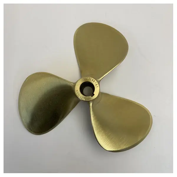 Dernier Modèle Michigan Propellers 3-Blade Brass Propeller GL352 11x10 LH 25mm - 668943