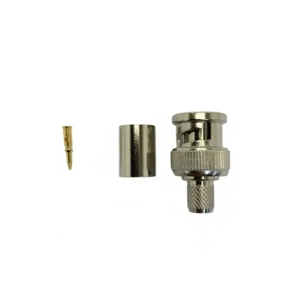 Nouvel Arrivage Telegärtner BNC Male Crimp Connector 75 Ohm for RG6 Coax
