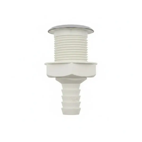 Offre Du Jour Nylon Thru-Hull Fitting with Trim Cover 3/4inch Barbed 1291PA-4