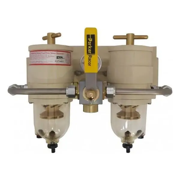 Solde Racor 75500MAP Dual Marine Fuel Filter Water Separator Turbine Series