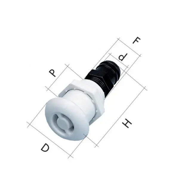 Tru -Design Round Vent for Black Water Tanks 25 mm - AQ4053 Commander Vite
