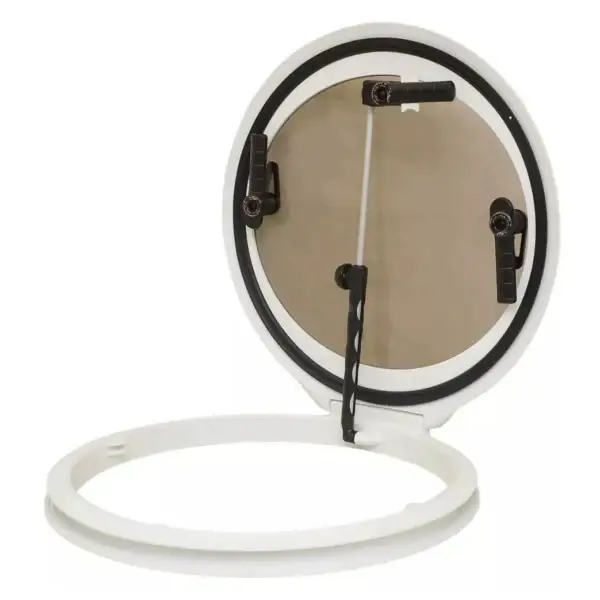 Satisfait Ou Remboursé Jim Black Round Escape Hatch 20 inch White-592-20rnd-05-02SC-05