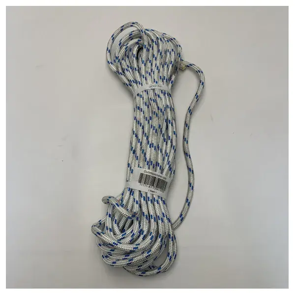 Trem Polyester Vallijn 10 mm - 20 meters blue white Expédié Aujourd'hui