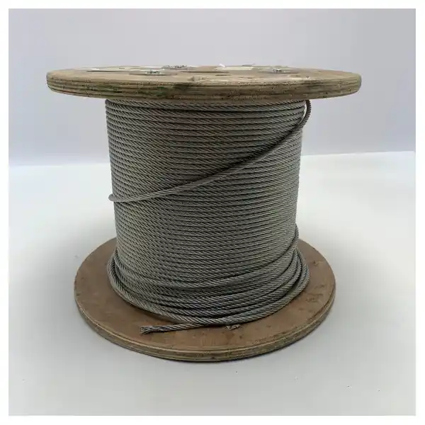 Allpa Stainless Steel 6 mm Cable 7 x 19 250m - 20301575-1 Retour Gratuit