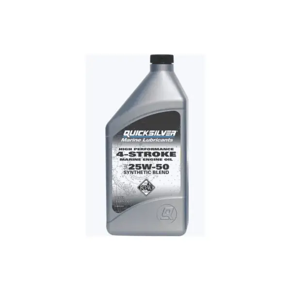 Prix Bas 6x Quicksilver 92-8m0096256 4-Stroke Synthetic Engine Oil