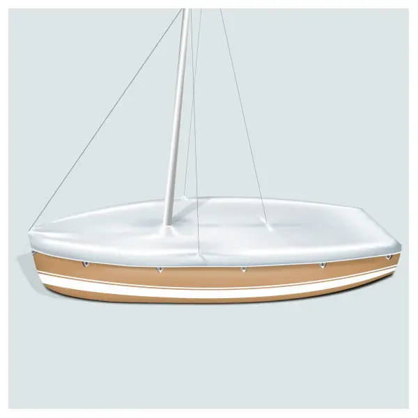 Tesssilmare Boat Cover for Optimist Sailboats-120-005-040 Commander Vite