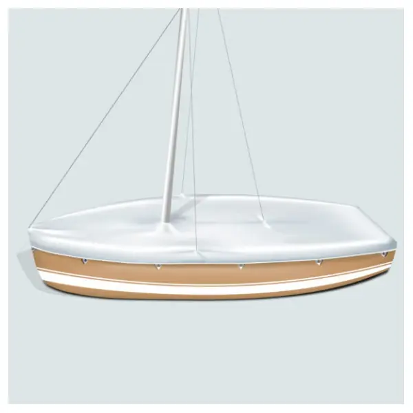 Tessilmare Vaurien Sailboat Mooring Cover White-120-005-005 Solde