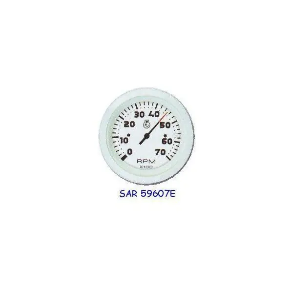 Teleflex 7000 RPM Tachometer White - 59607E Remise