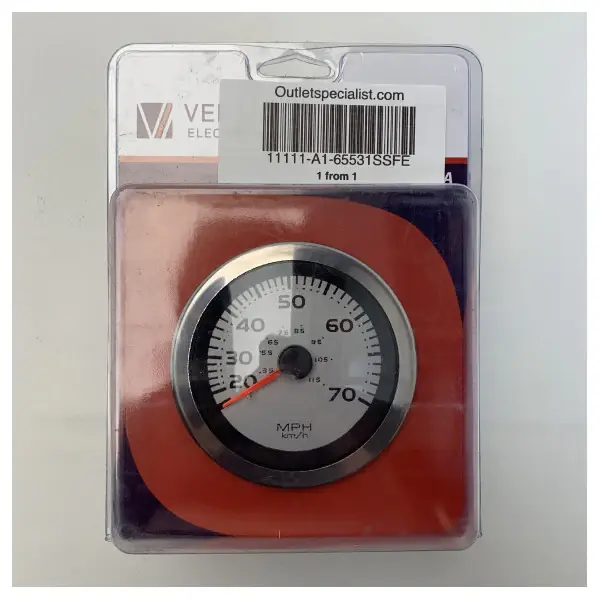 Quantité Limitée Veethree Log 3 inch speed indicator 70 MPH - 65531SSFE