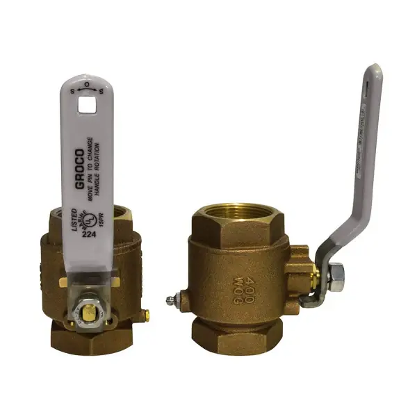 Produit De Marque Groco 1 1/4 inch bronze Close of Valve - 163024