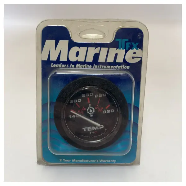 Teleflex Transmission Oil Temperature indicator Display Black - 10598E Offre Spéciale