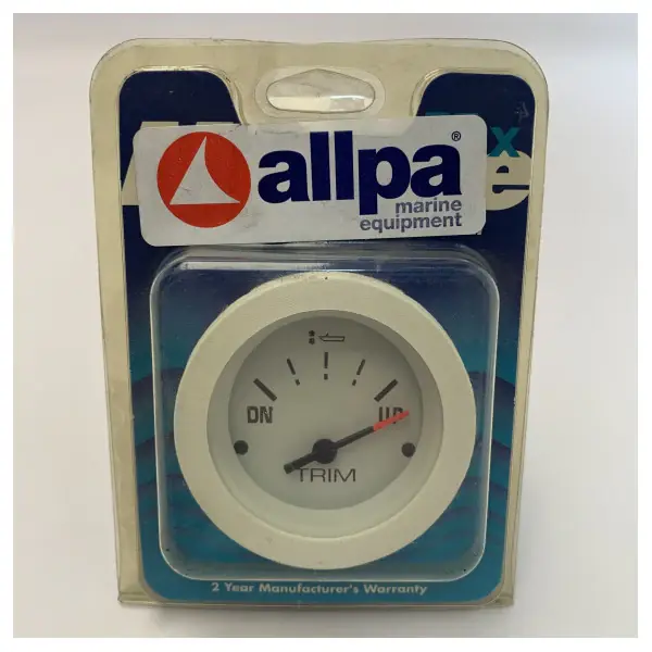 Commande En Gros Teleflex Marine Engine Trim Indicator Display White - 67742E