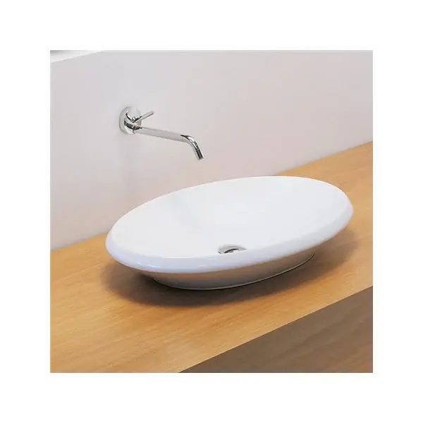 Usine Directe Foresti Suardi Oval Ceramic Wash Basin White - L008.BCO