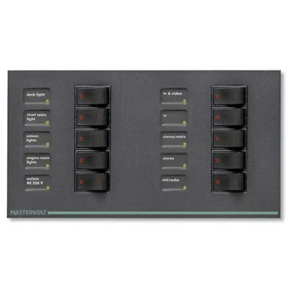 Mastervolt Master Vision Modular Switchboard 10 Function-07-03-01500 Meilleure Vente