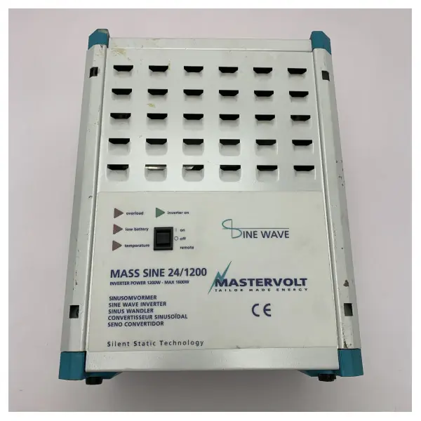 Used Mastervolt Mass 24V 1200W 230V Clear Sinus Inverter Commander Maintenant
