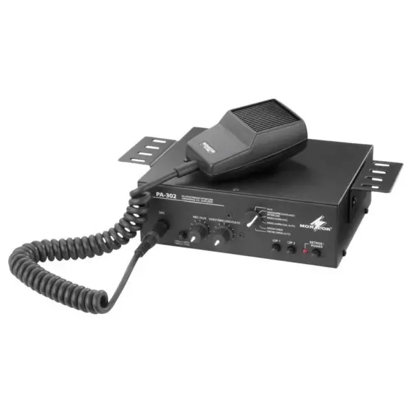 Promotion Monacor Pa Mixing Amplifier 14W Black - PA -302