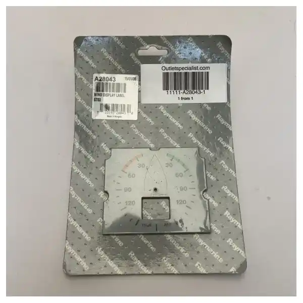 Seulement Aujourd'hui Raymarine A28043 ST60 Wind Display Label Gray