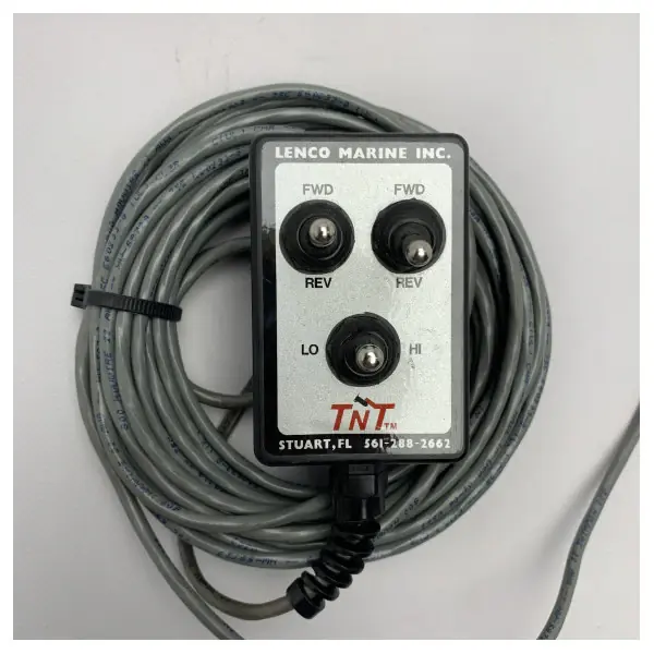 Lenco Marine TNT TM Wired Remote Control Unit Prix Choc