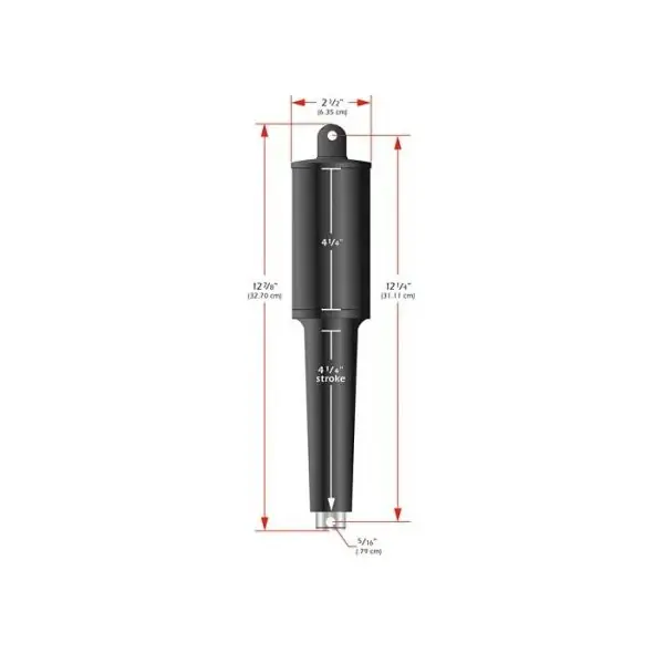 Lenco 102xd Extreme Duty Trim Tab Actuator Black 12V Vente Directe