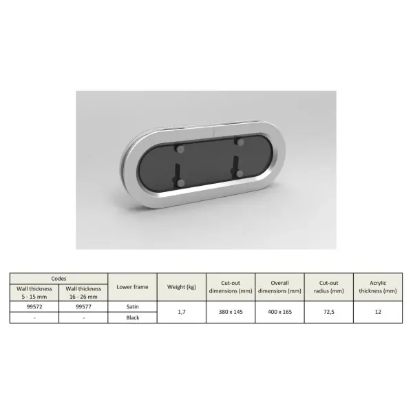 Goiot Evolution 33.10 Purthole 400 x 165 - 16 mm - 99586 Paiement Sécurisé