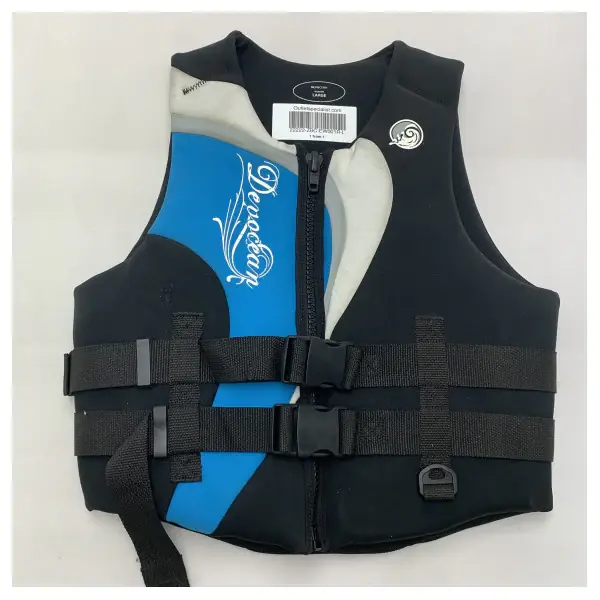DevoCean Neoprene Women Swimming Vest Size L Blue - EW001R -L Offre Limitée