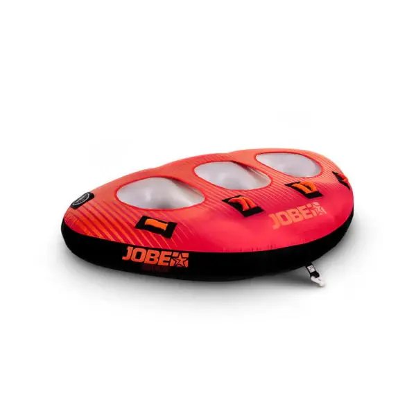 Expédition Rapide Jobe Triplet 3 3 Person Towable Funtube Red - 230317004