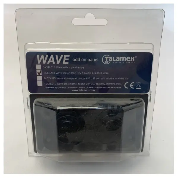 Usine Directe Talamex Wave Electric Panel USB Charger Power Socket - 14576014