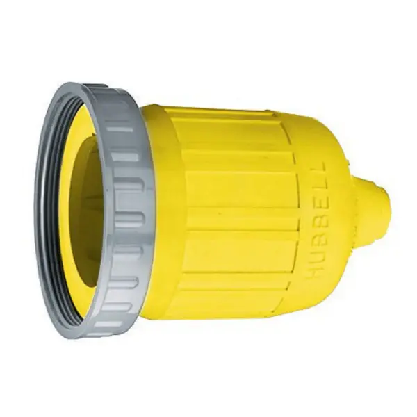 Prix Réduit Hubbel HBL60CM33 Shore Power Connection Cover Yellow