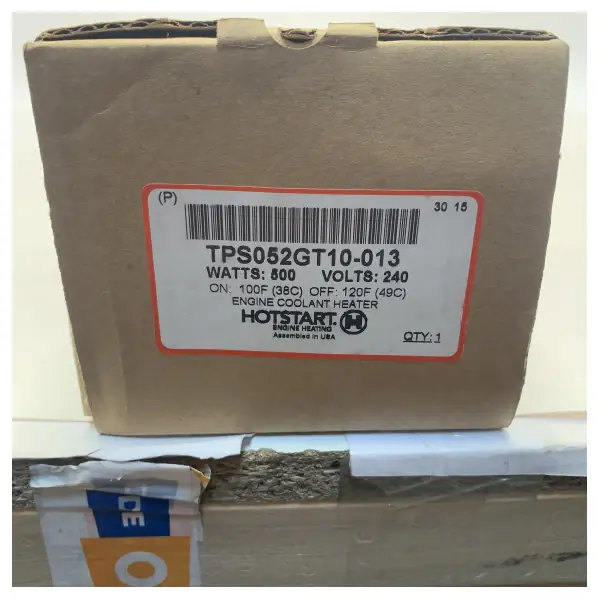 Kim Hotstart TPS052GT10-013 Engine Coolant Heater 230V - 500W Vente Flash