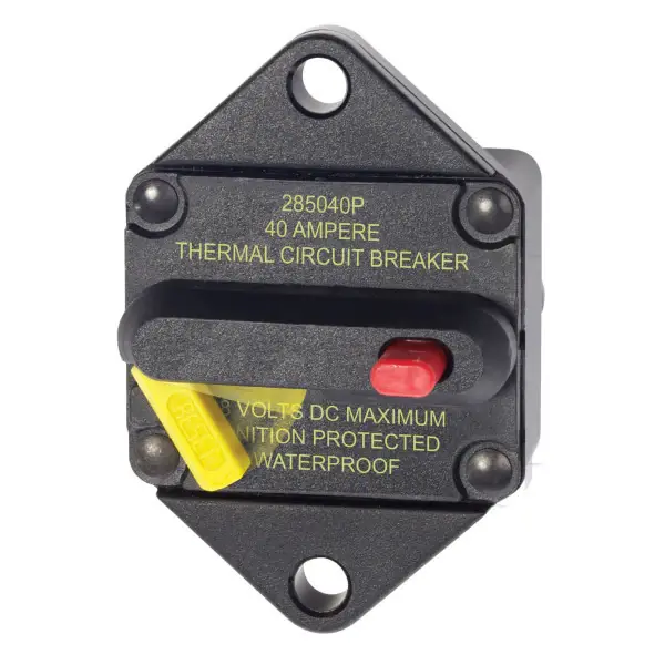 Quantité Limitée Blue Sea 40 AMP Panel Mount Thermal Circuit Braker - 7082 -BSS