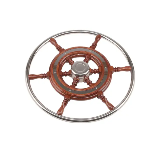 Used Mahogany Steering Wheel with Rim 50 cm - 62321 Must-Have