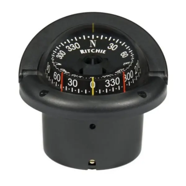 Prix Bas Ritchie Helmsman HF742 Compass Black Build in Mount