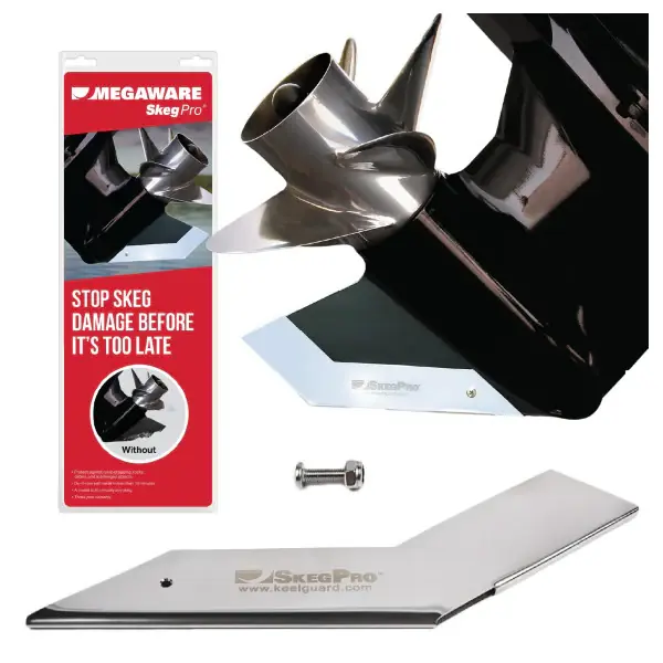 MegaWare Skegpro Stainless Steel Outboard Engine Skeg Protector Commande En Gros