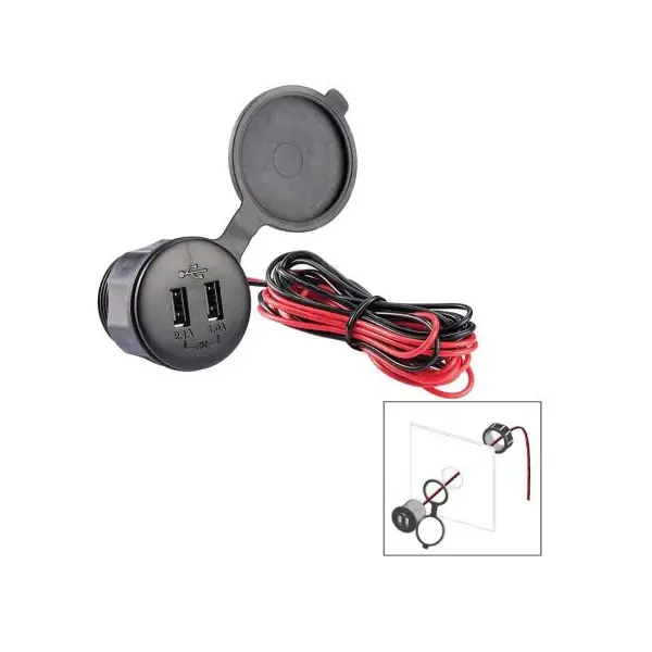 Poly-Planar Waterproof 12V Dual-Port USB Charger-USB-PM Meilleur Choix