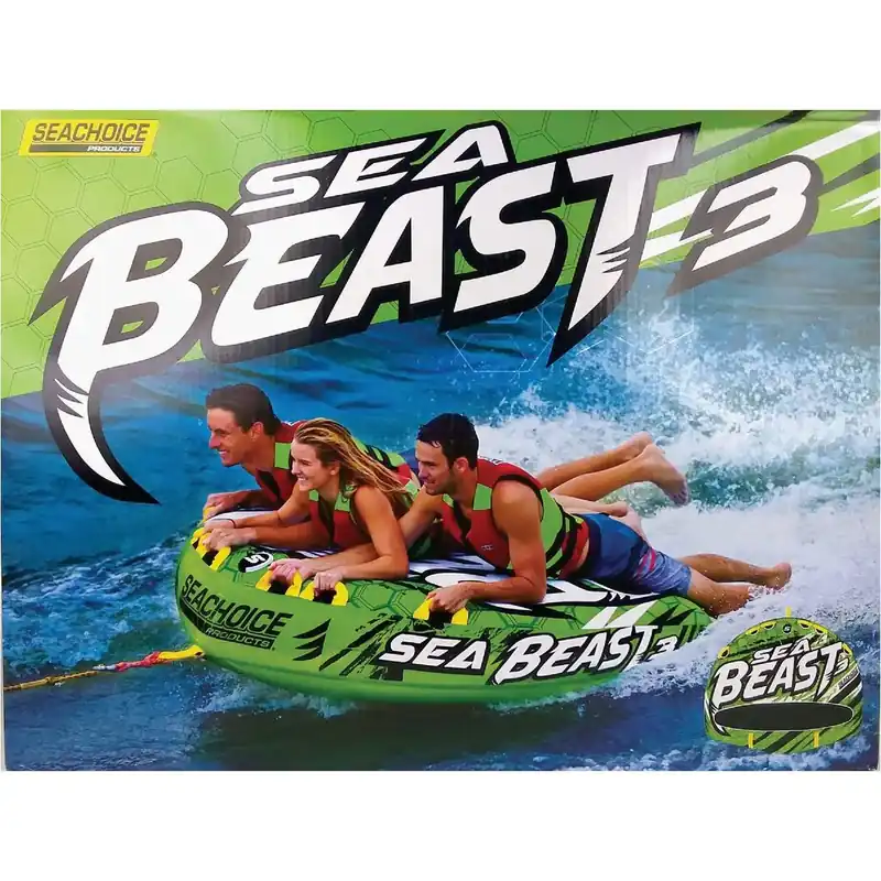 Seachoice Sea Beast 1 - 3 Person Towable Funtube Authentique