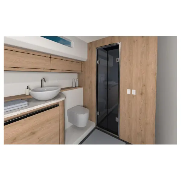 Parema SRL Salon Stainless Steel Opening Shower by 190 x 52 cm Bon Plan
