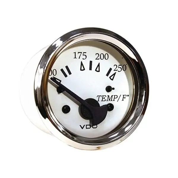 VDO Seachoise White Engine Temperature Indicator Display - 15201 Expédié Aujourd'hui