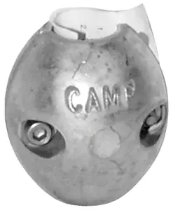 Super Prix Camp 55 mm Zinc Shaft Anode Streamline D55