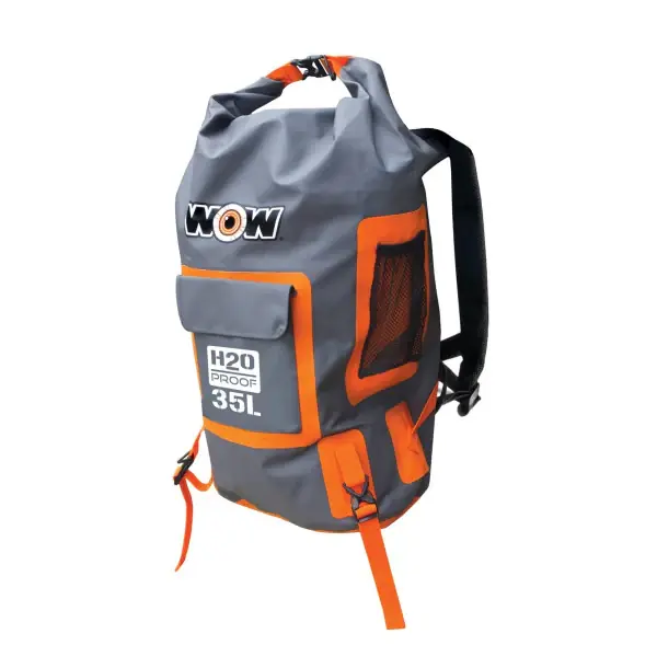 WOW H2O 35L Waterproof Backpack Orange - 5110B Populaire