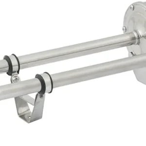 Nouvel Arrivage Marinco Trumpet Electric Air Horn Double 12V Stainless Steel - 10029XLP