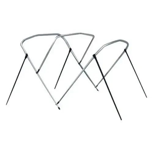 Certifié Carvers 3 Bow 54 x 67 to 72 Inch Aluminum Bimini Frame - 55402