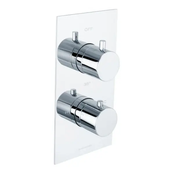 Bagnodesign Universal Trim Part for Shower Thermostatic Mixer-BDM-Uni-T302SR-A-CP Livraison Express