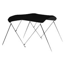 Carver 3 Bow 67 to 72 inch Jet Black Canvas Bimini Acheter En Ligne