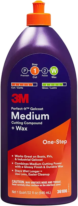 3M Perfect-it gelcoat medium cutting compound Wax - 36106 Nouvelle Collection